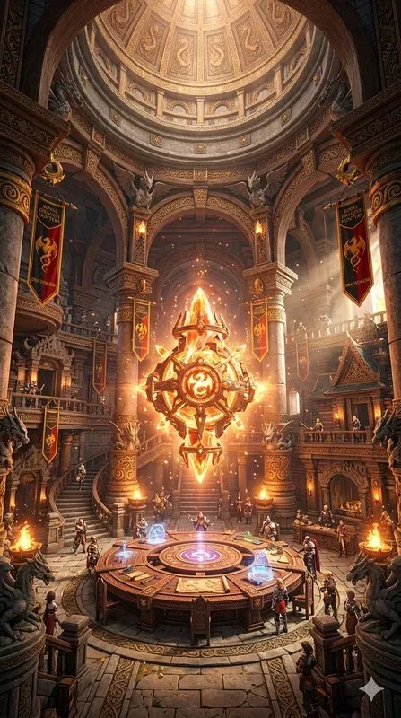 3D RPG Guild Hall Generator