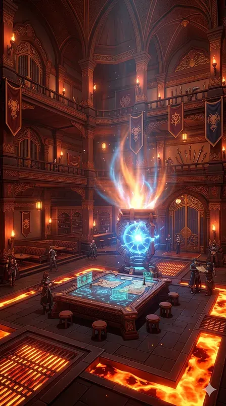 3D RPG Guild Hall Generator