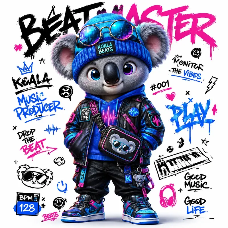 Unique Streetwear Mascot Characters