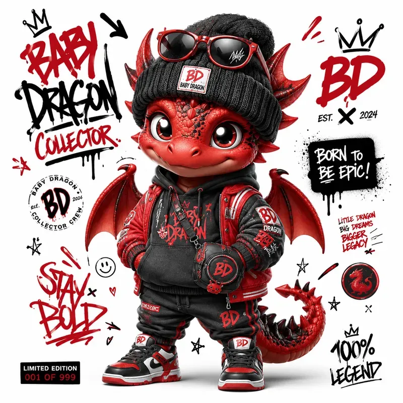 Unique Streetwear Mascot Characters