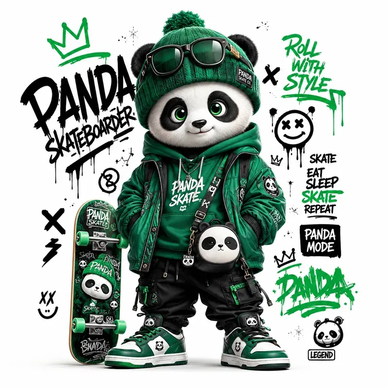 Unique Streetwear Mascot Characters