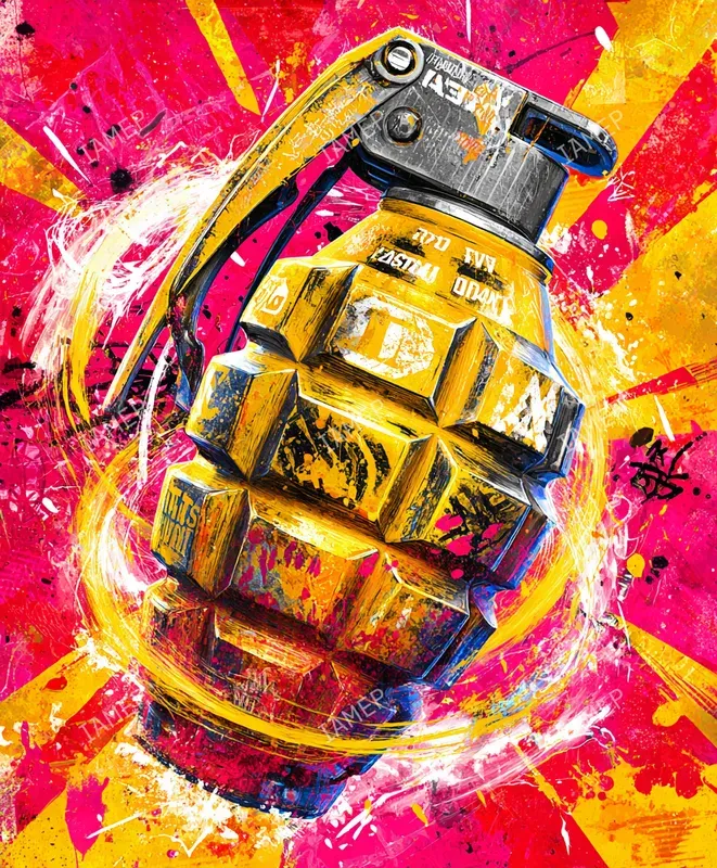 Neon Graffiti Stencils