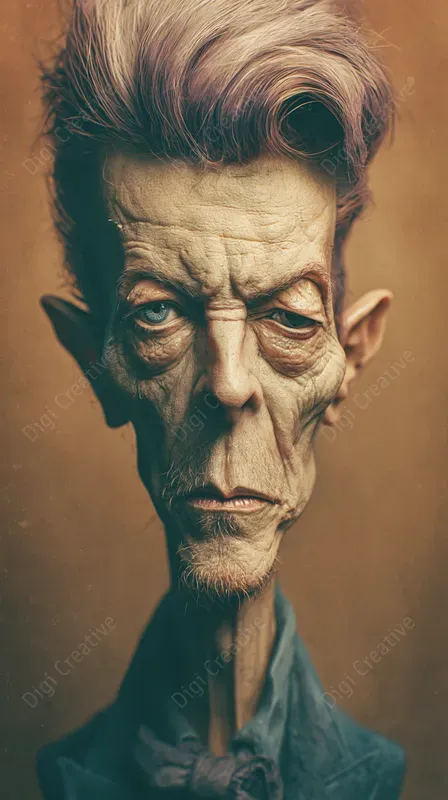 Cinematic Famous People Caricature Art