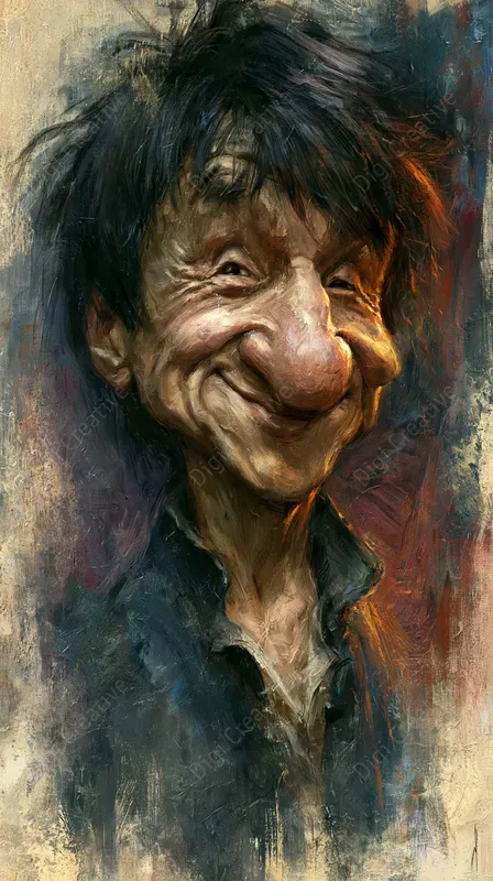 Cinematic Famous People Caricature Art