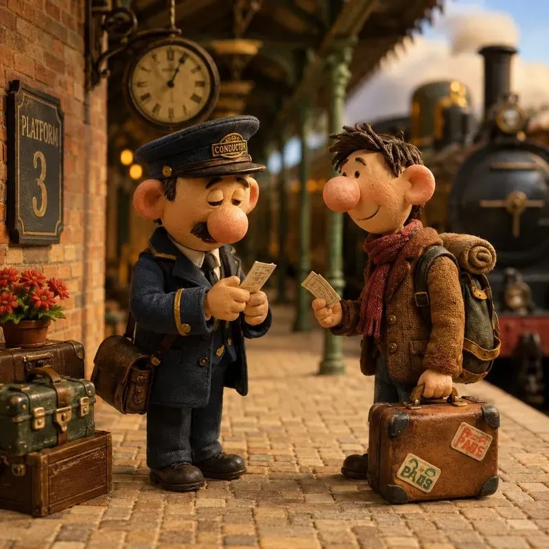 Whimsical Clay Character Scenes