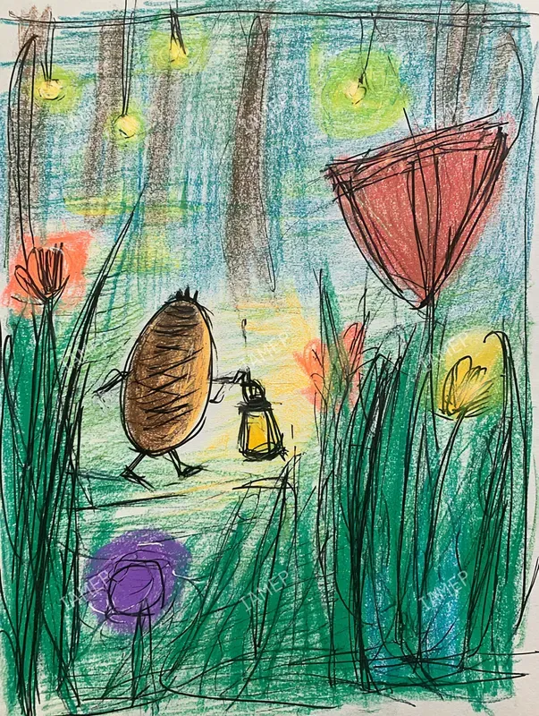 Whimsical Forest Storybook Art
