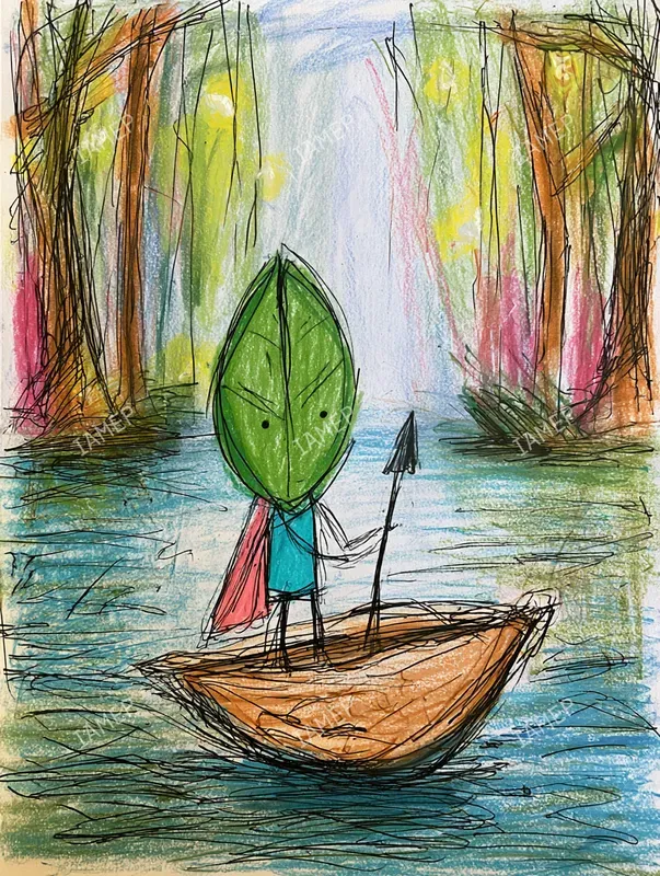 Whimsical Forest Storybook Art