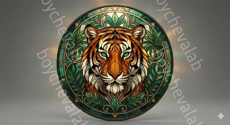 Stained Glass Art Generator For Etsy
