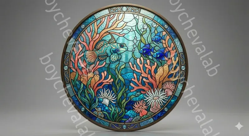 Stained Glass Art Generator For Etsy