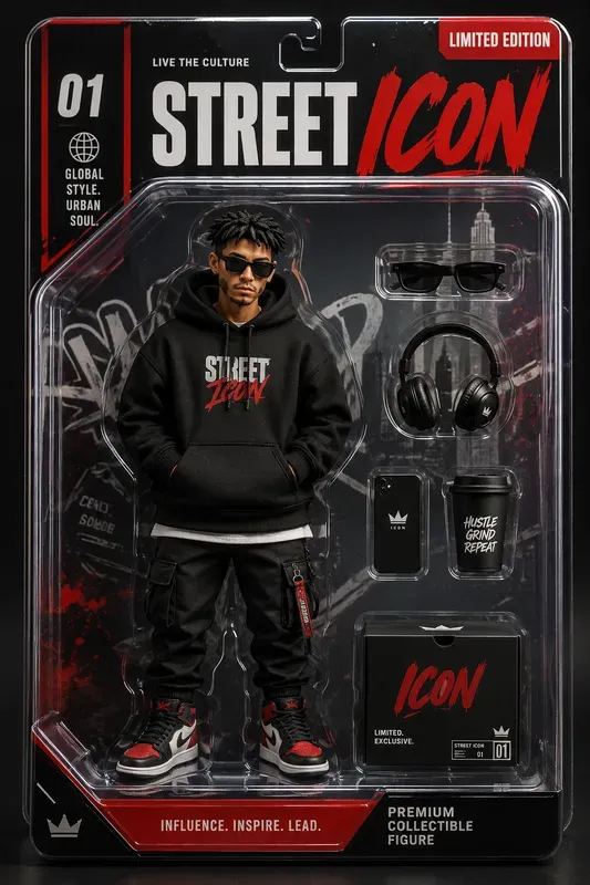 Collectible Toy Packaging Generator