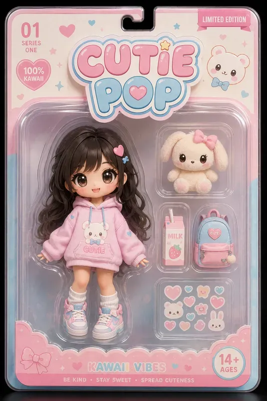 Collectible Toy Packaging Generator