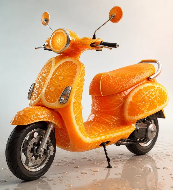 Creative Fruit Vehicle Fusion Art Packs