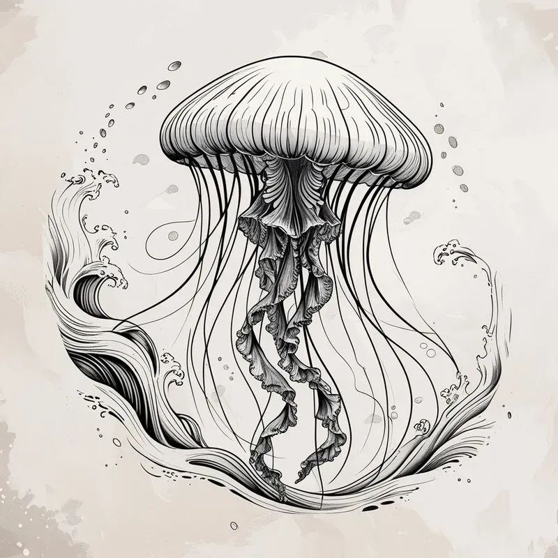 Elegant Line Art Illustrations