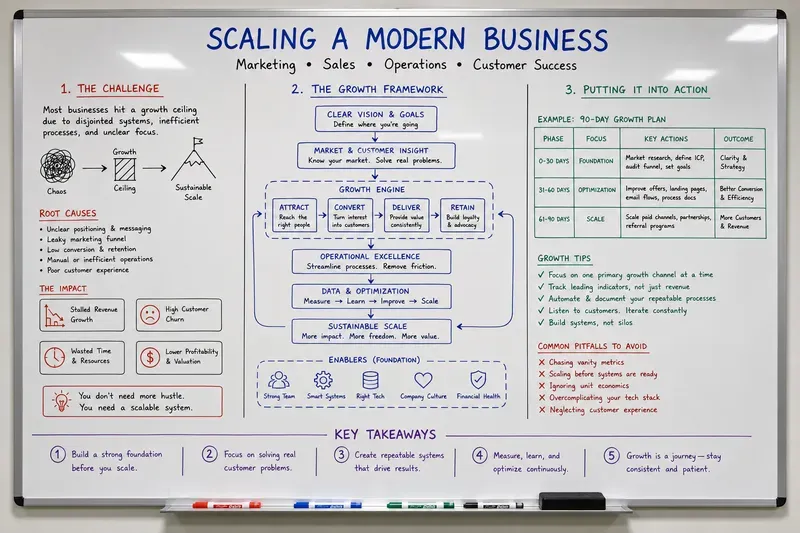 Professional Whiteboard Infographics