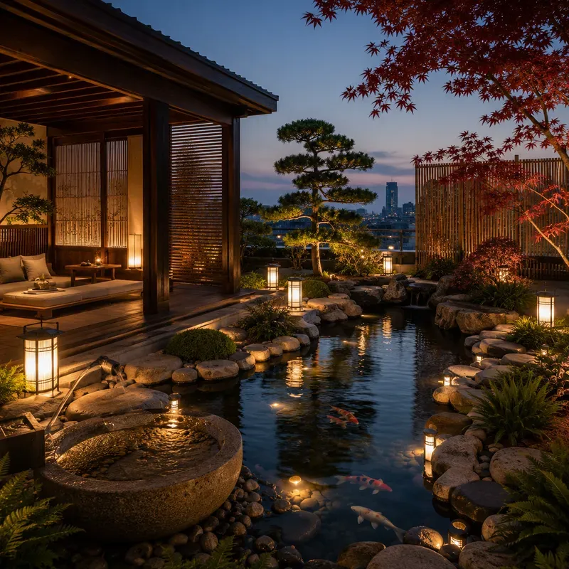 Cinematic Outdoor Oasis Rooftops