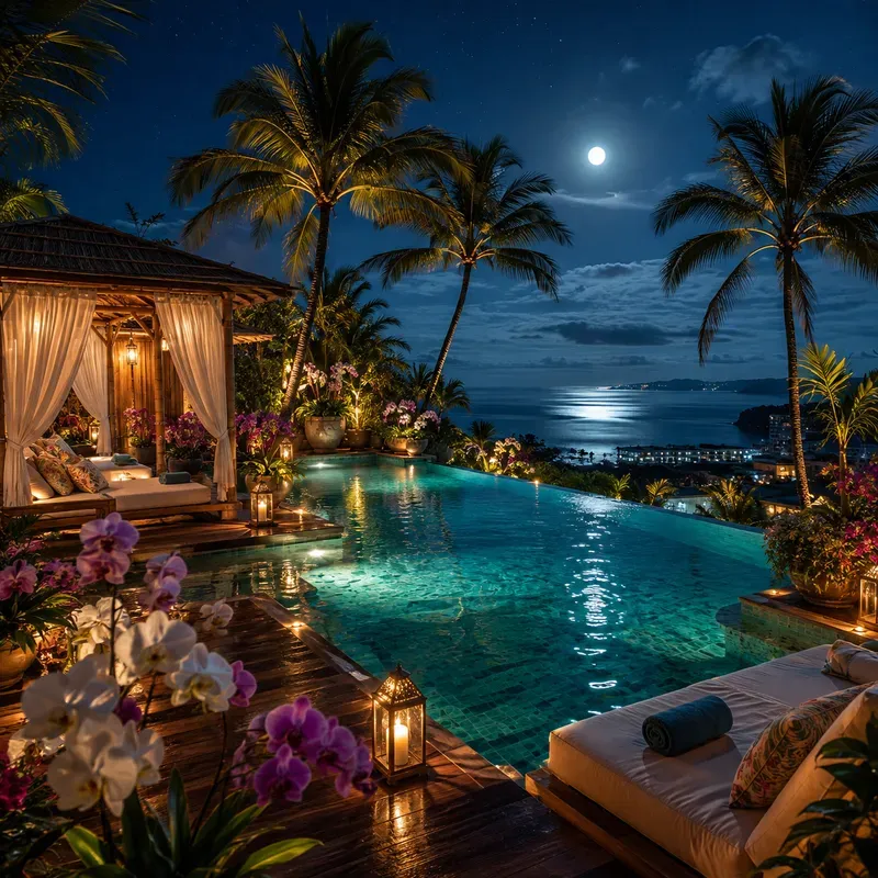 Cinematic Outdoor Oasis Rooftops