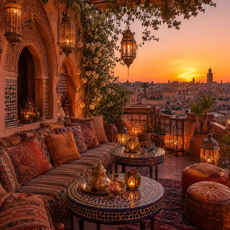 Cinematic Outdoor Oasis Rooftops