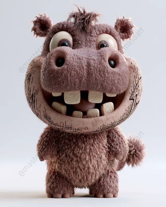 Goofy 3D Animal Mascots