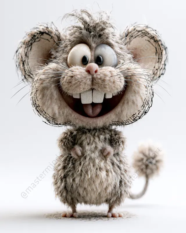 Goofy 3D Animal Mascots