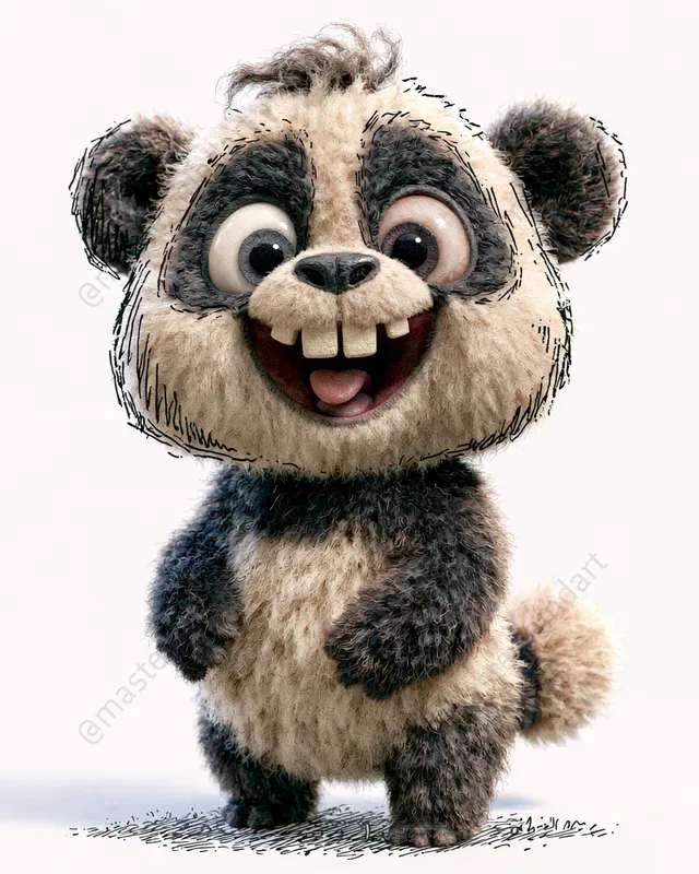 Goofy 3D Animal Mascots