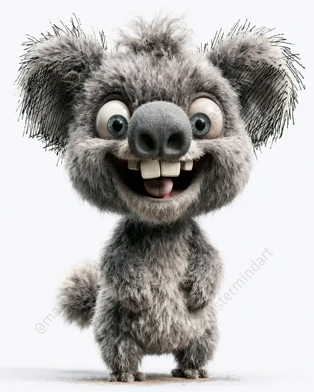 Goofy 3D Animal Mascots