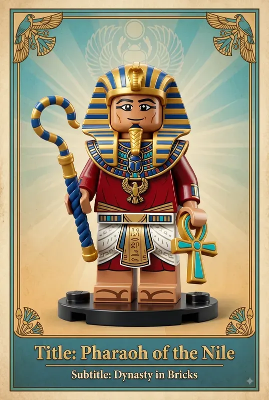 Vintage Card Minifig Templates