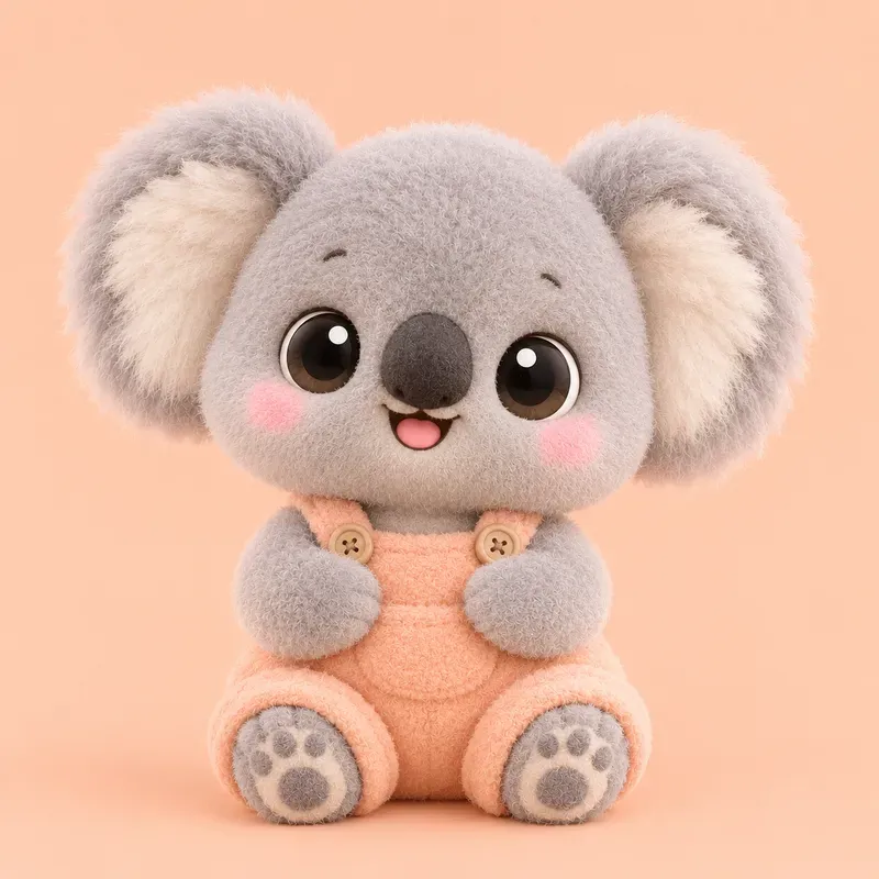 Fuzzy Plush 3D Character Avatars