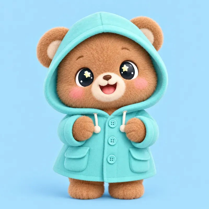 Fuzzy Plush 3D Character Avatars