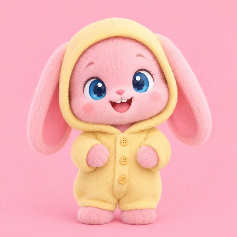Fuzzy Plush 3D Character Avatars
