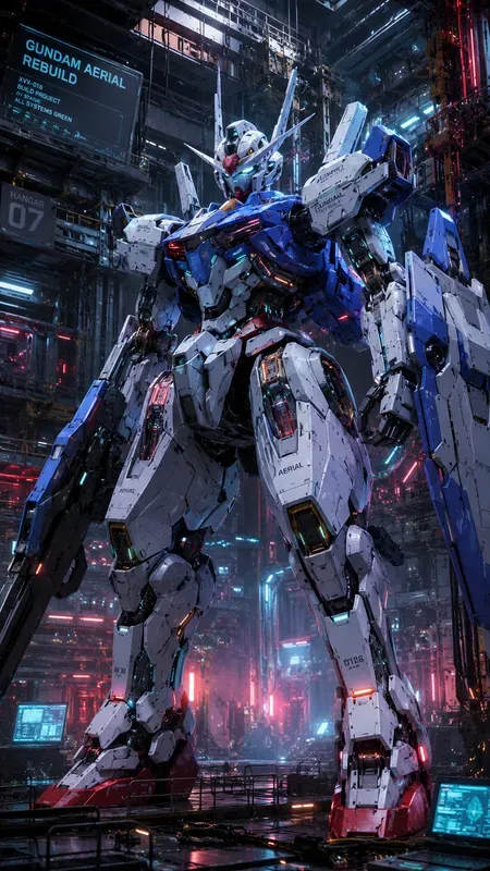 Cinematic Gundam Mecha Portraits