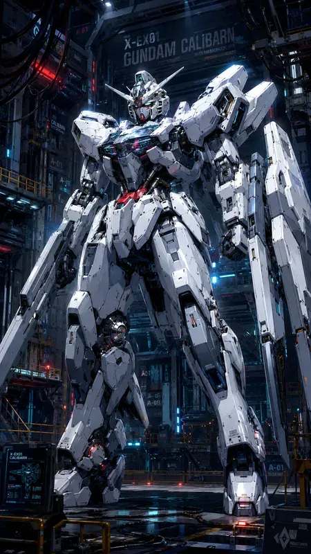 Cinematic Gundam Mecha Portraits