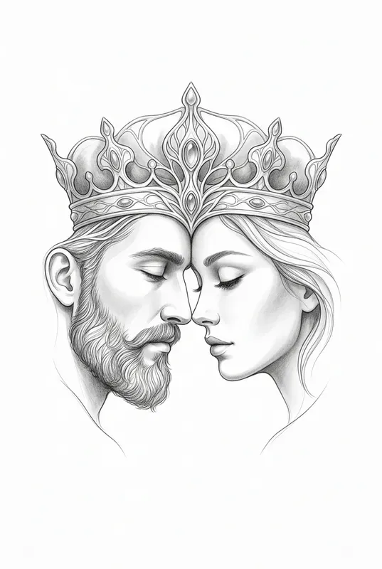 Surreal Symmetrical Pencil Art Generator
