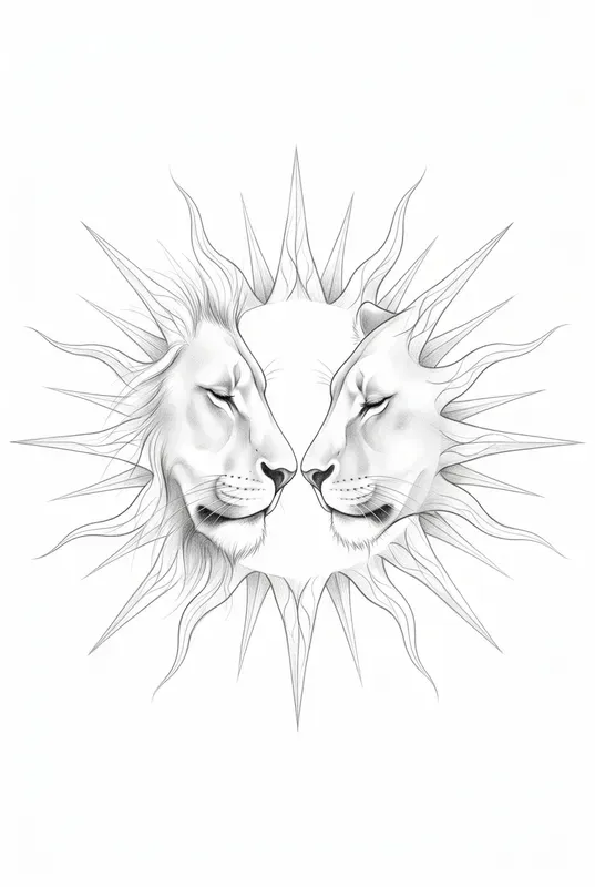 Surreal Symmetrical Pencil Art Generator