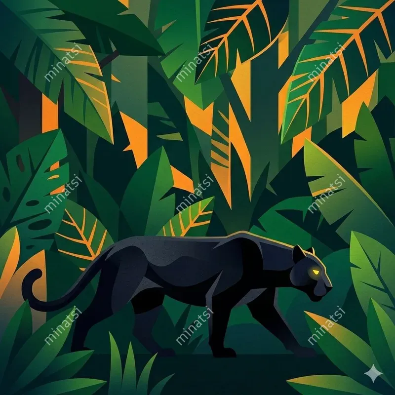 Tropical Animal Flat Vector Illustrations