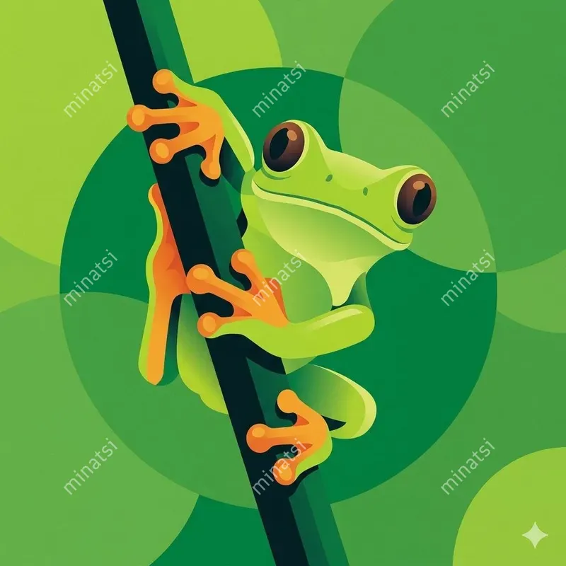 Tropical Animal Flat Vector Illustrations