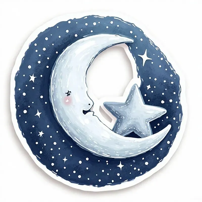 Chic Minimalist Handdrawn Stickers