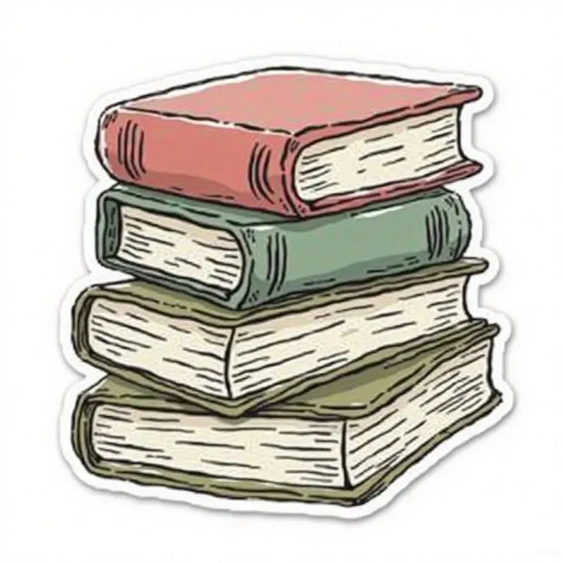 Chic Minimalist Handdrawn Stickers