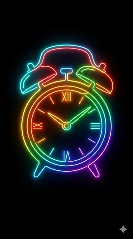 Neon Line Art Minimal Glows