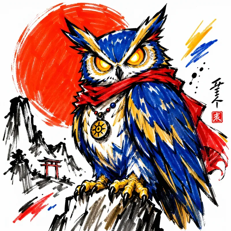 Dynamic Bold Marker Style Illustrations