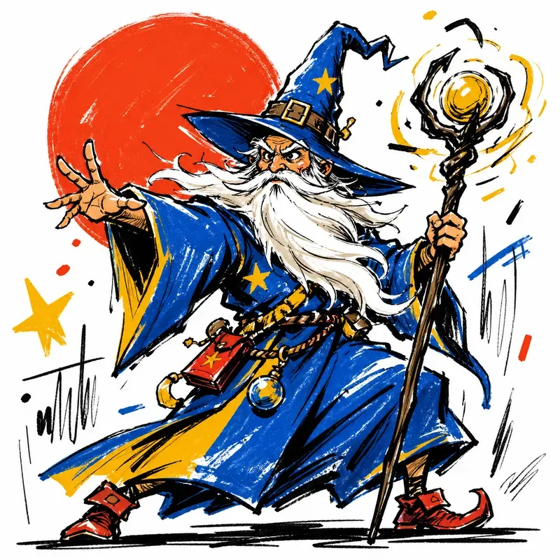 Dynamic Bold Marker Style Illustrations