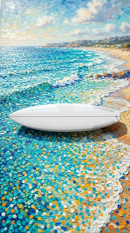 Fine Art Pointillism Ocean Pro Layouts