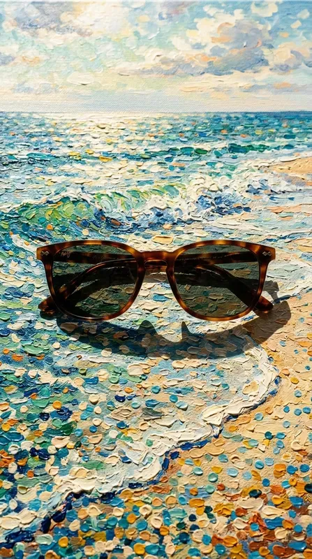 Fine Art Pointillism Ocean Pro Layouts