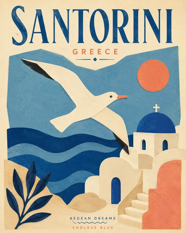 Retro Minimalist Travel Posters