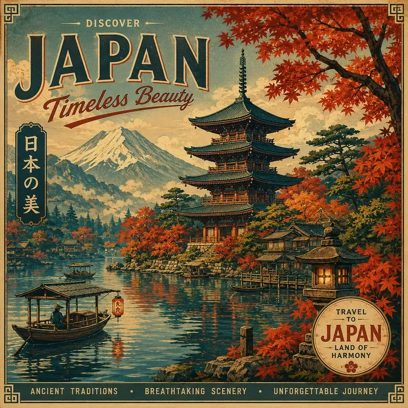 Vintage Illustrated Travel Posters