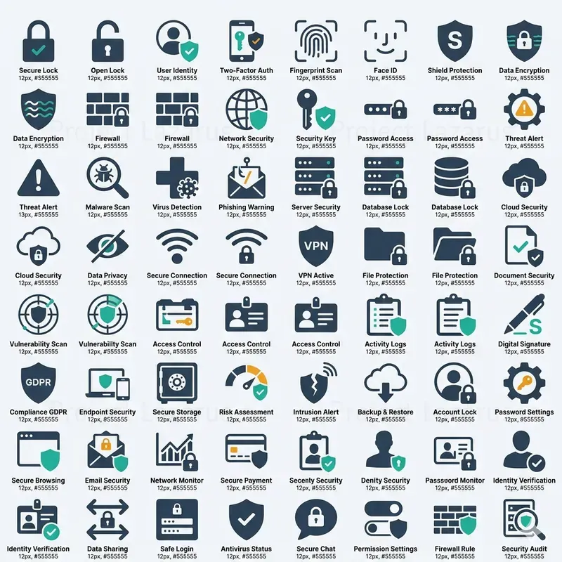 Minimal Multipurpose Icon Sets