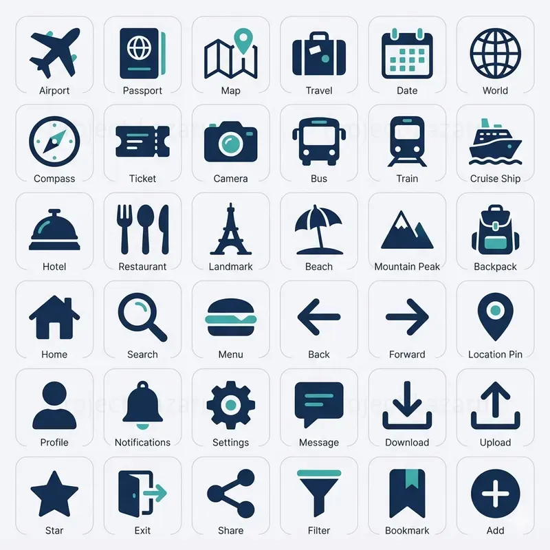 Minimal Multipurpose Icon Sets