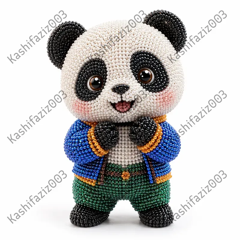 Cute 3D Beaded Character Generator
