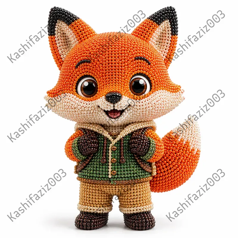 Cute 3D Beaded Character Generator