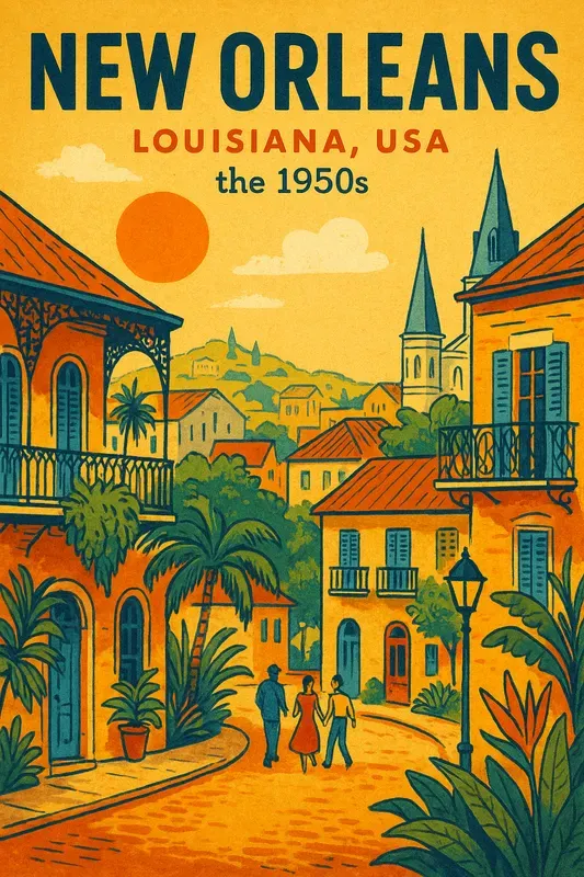 Vintage 1950s Travel Posters