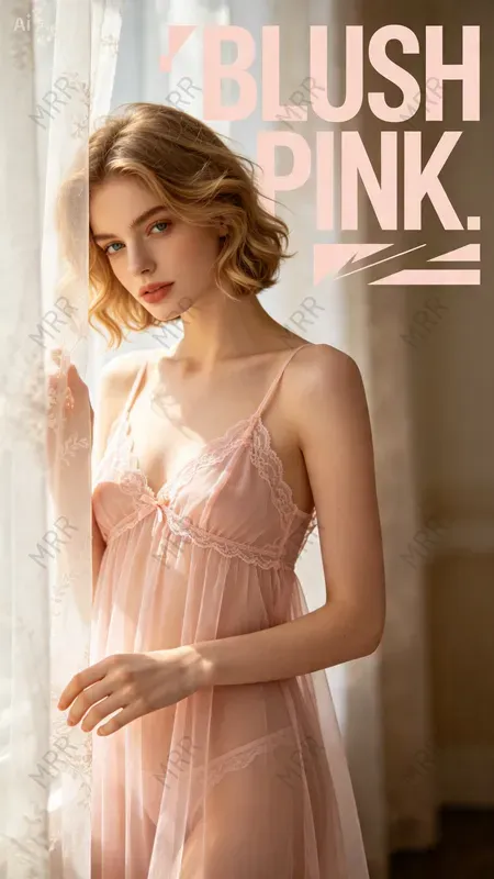 Intimate Sheer Lingerie Portraits